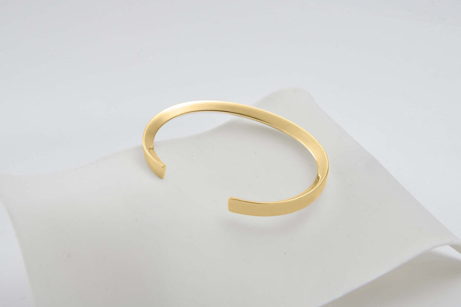 Ridge Bracelet Gold - Atelier Té
