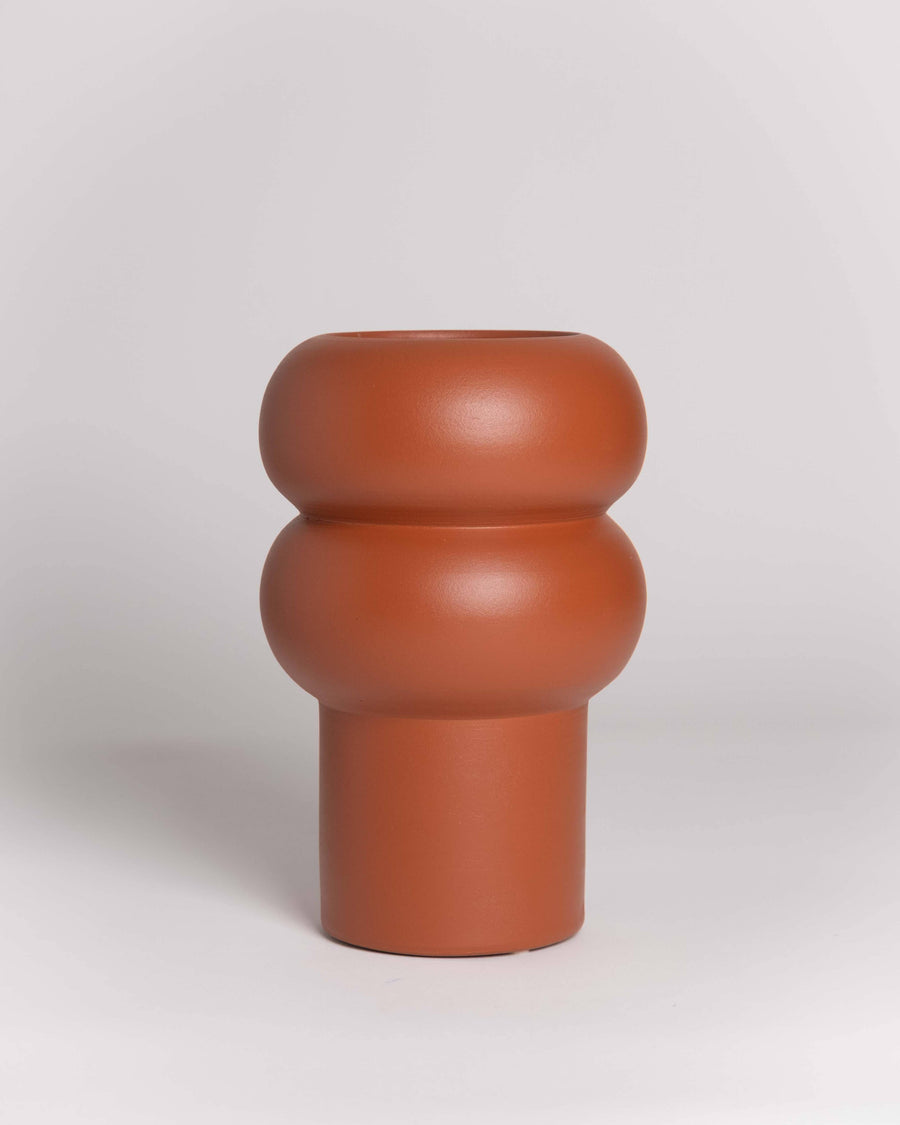 Ripple Vase Large -Handmade-  Terracotta