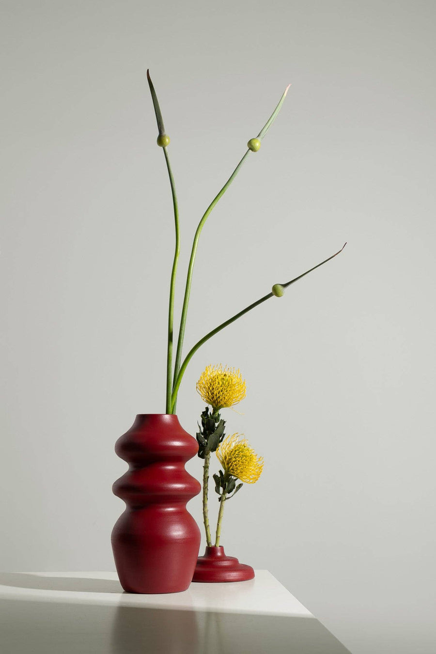Flow Vase  - Burgundy