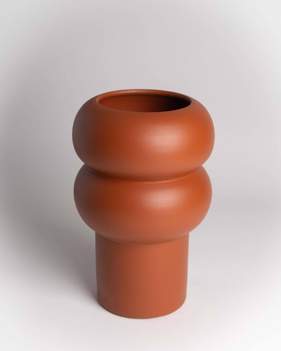 Ripple Vase Large -Handmade-  Terracotta