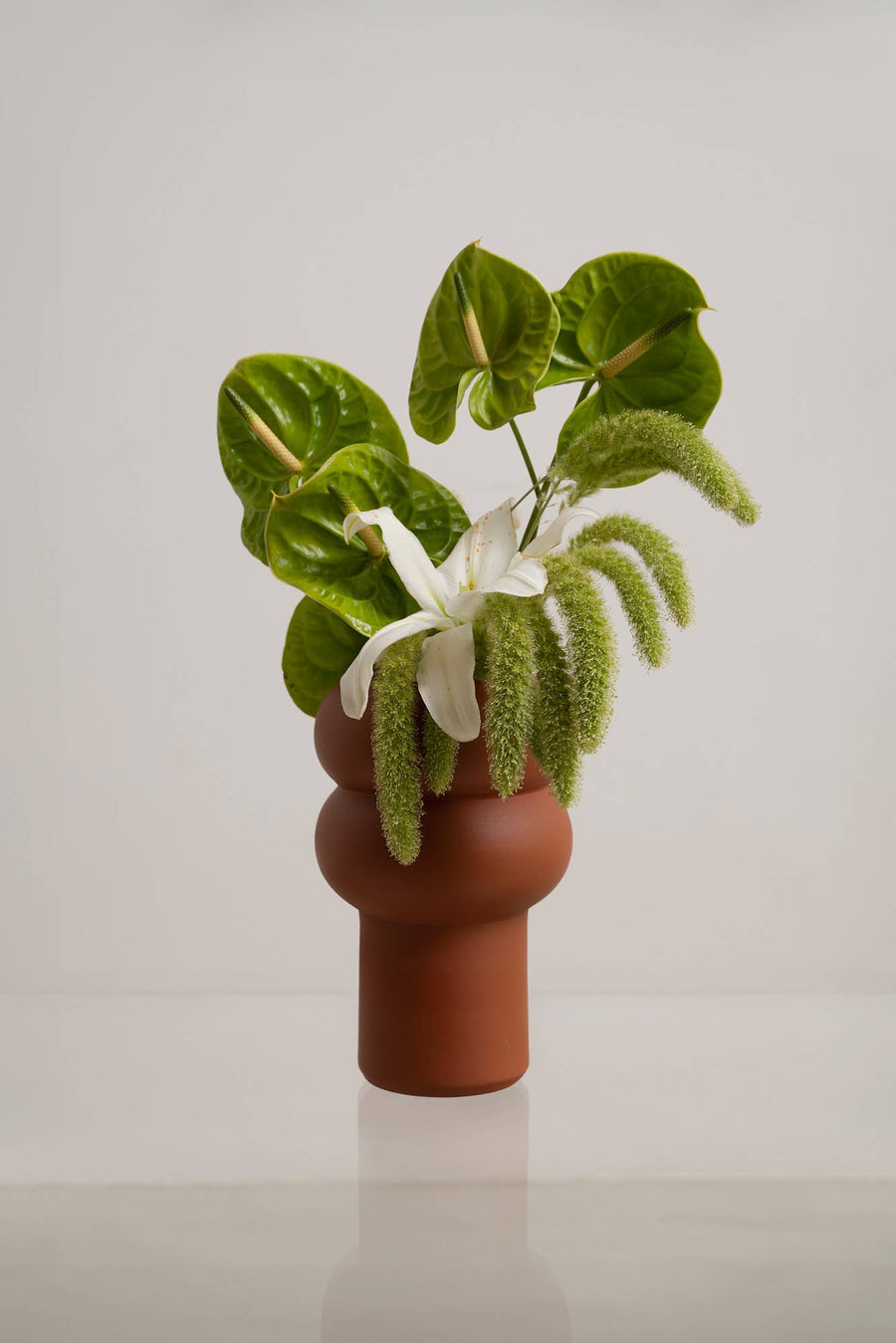 Ripple Vase Large -Handmade-  Terracotta