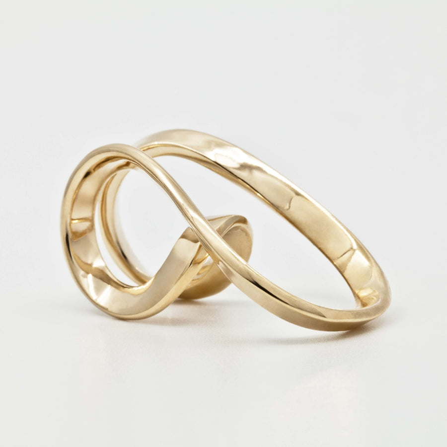 Capri X Ring (Silver & Gold) - Atelier Té