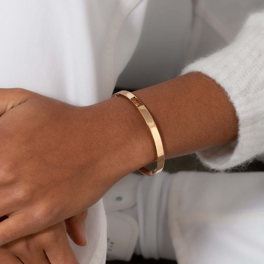 Ridge Bracelet Gold - Atelier Té