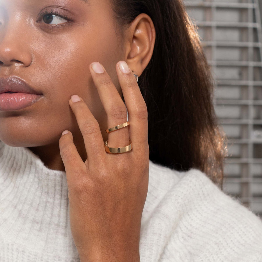 Ridge Ring Gold - Atelier Té