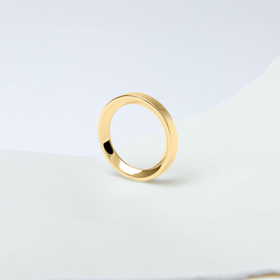 Ridge Ring S Gold - Atelier Té