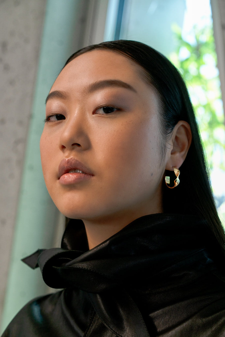 Wave Earrings Gold - Atelier Té